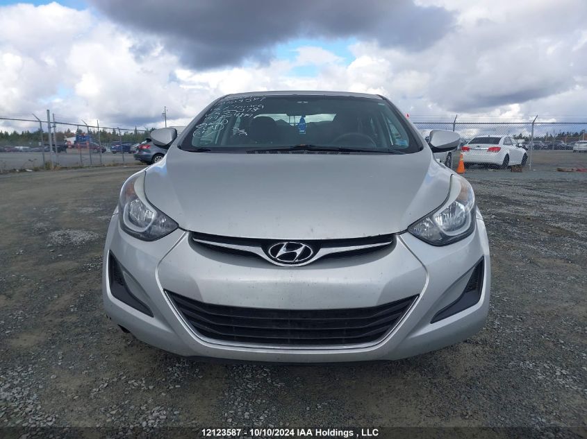 2015 Hyundai Elantra Gl VIN: 5NPDH4AE2FH555278 Lot: 12123587