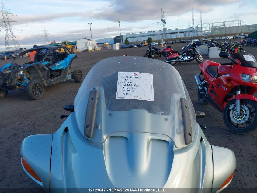 1998 BMW R1100 Rt VIN: WB10413A2WZD12288 Lot: 12123647