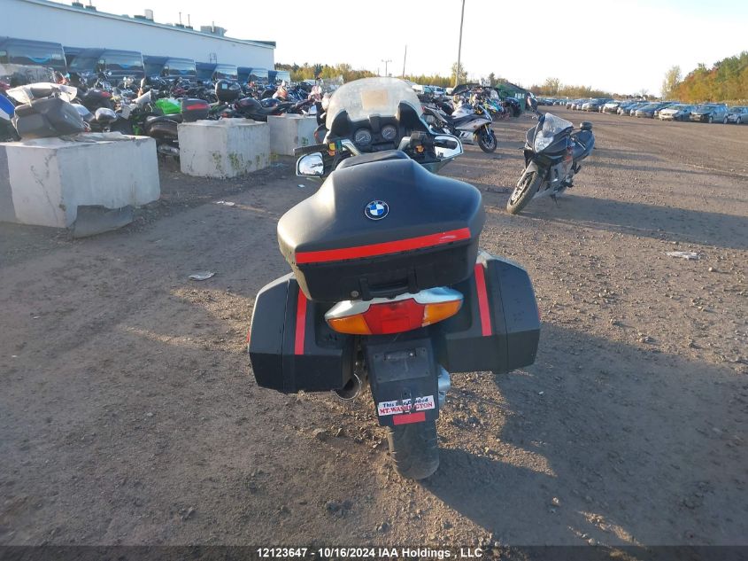 1998 BMW R1100 Rt VIN: WB10413A2WZD12288 Lot: 12123647