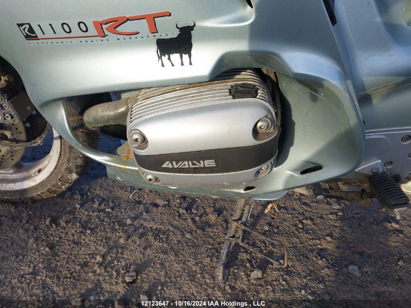 1998 BMW R1100 Rt VIN: WB10413A2WZD12288 Lot: 12123647