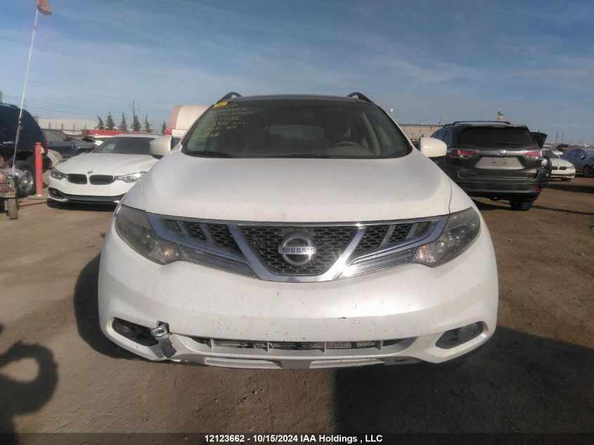 2013 Nissan Murano VIN: JN8AZ1MW9DW314526 Lot: 12123662