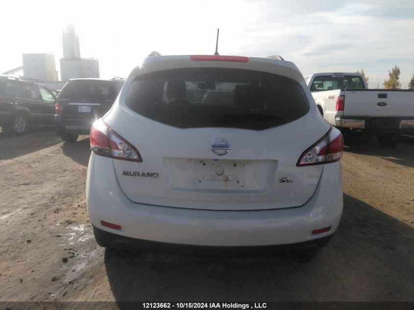 2013 Nissan Murano VIN: JN8AZ1MW9DW314526 Lot: 12123662