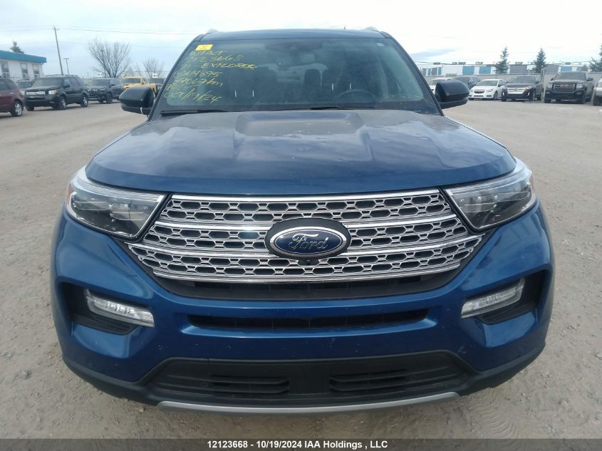 2021 Ford Explorer Limited VIN: 1FM5K8FW7MNA14895 Lot: 12123668