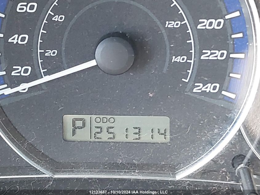 2010 Subaru Forester VIN: JF2SH6BC1AH791896 Lot: 12123687