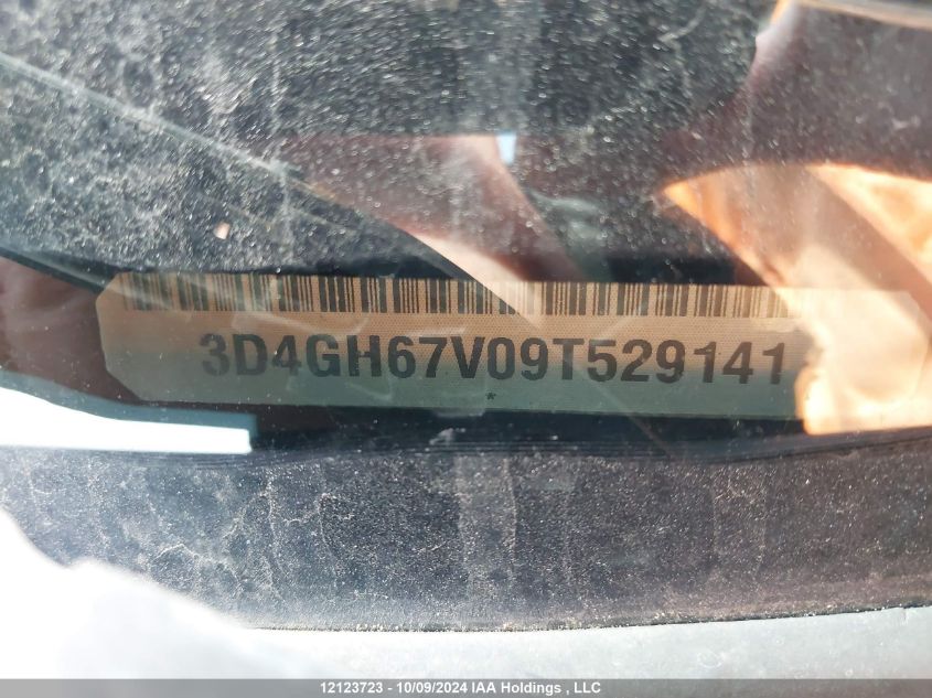 2009 Dodge Journey R/T VIN: 3D4GH67V09T529141 Lot: 12123723