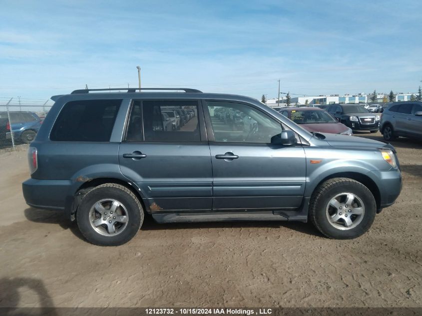 2007 Honda Pilot VIN: 2HKYF18507H001105 Lot: 12123732