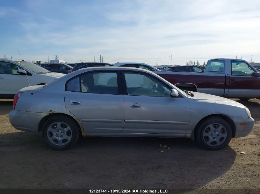 2002 Hyundai Elantra Gls VIN: KMHDN45D52U449722 Lot: 12123741