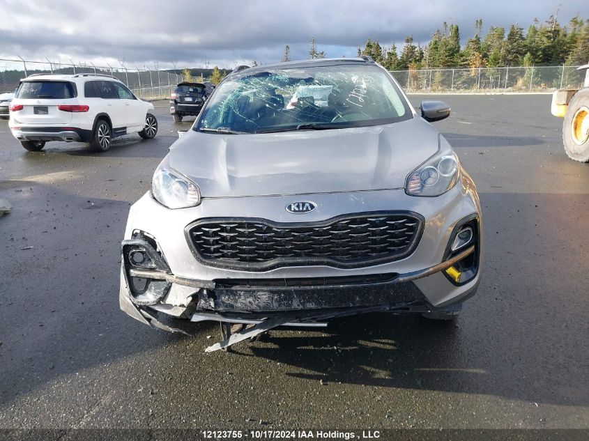 2022 Kia Sportage VIN: KNDPNCAC8N7976696 Lot: 12123755