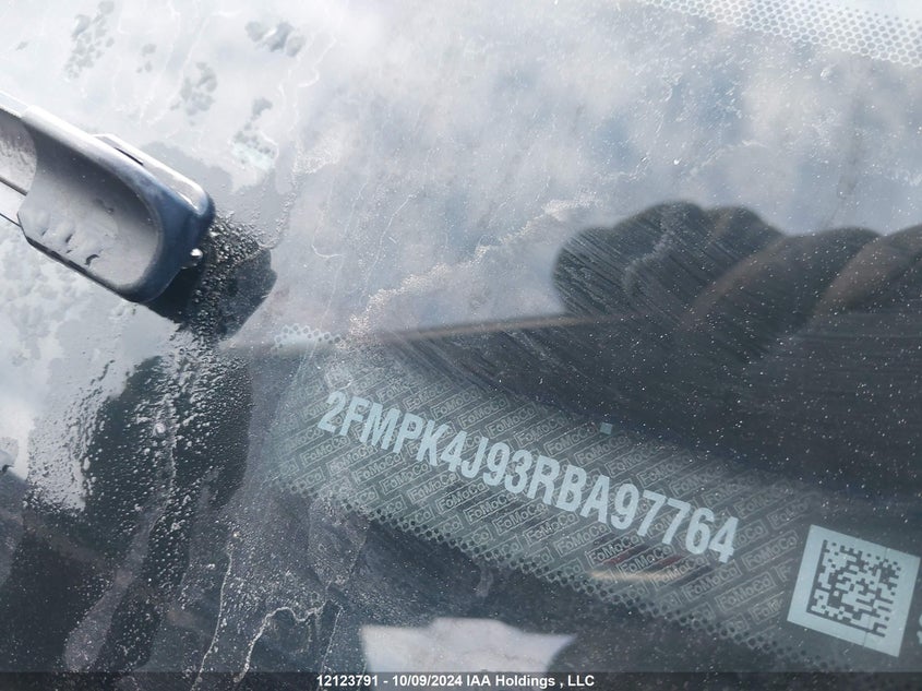 2024 Ford Edge Sel VIN: 2FMPK4J93RBA97764 Lot: 12123791