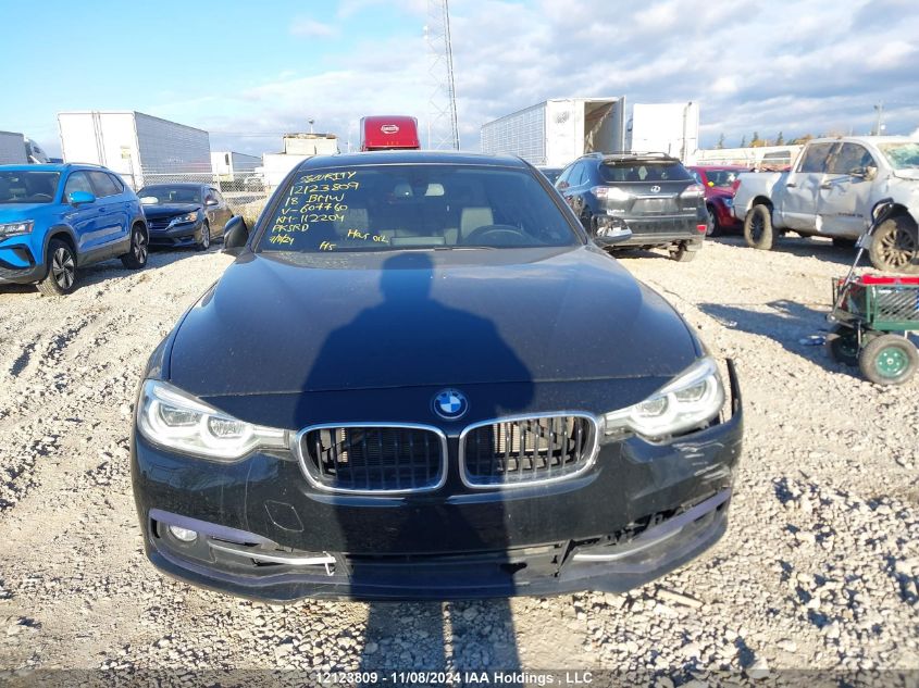 2018 BMW 3 Series VIN: WBA8D9C56JA607760 Lot: 12123809