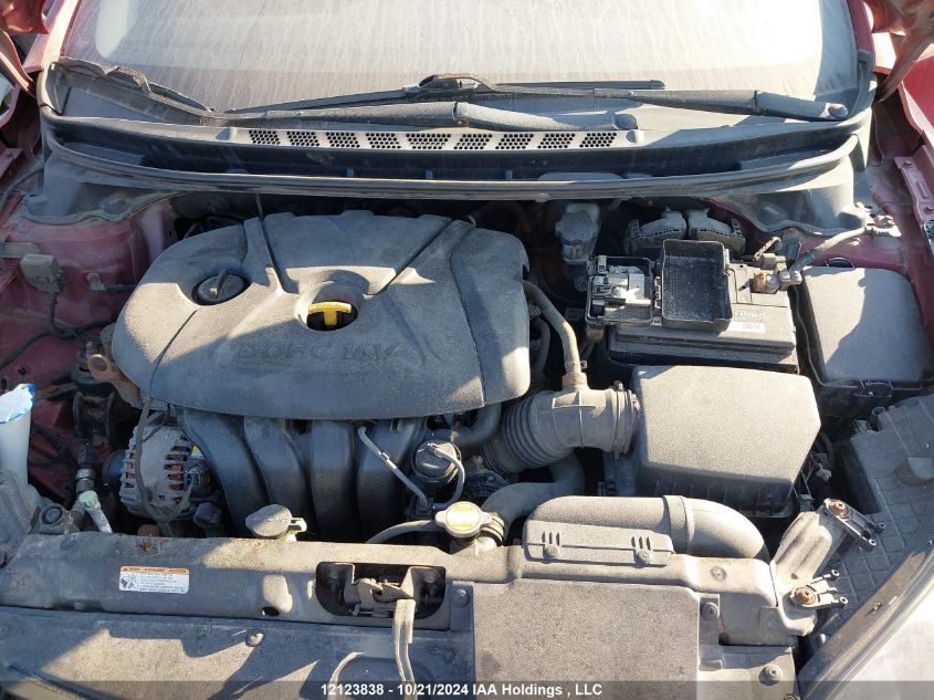 2013 Hyundai Elantra Gl VIN: 5NPDH4AE3DH165612 Lot: 12123838