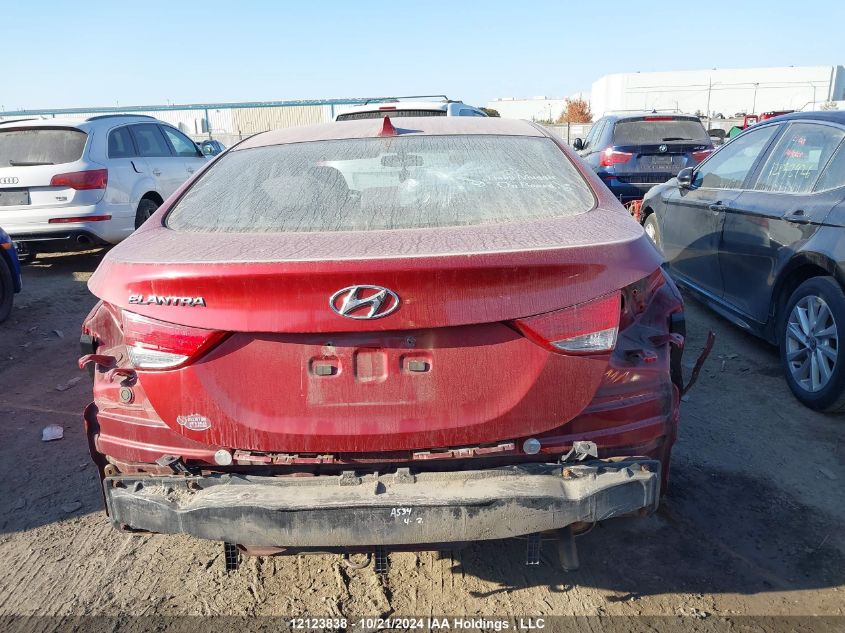 2013 Hyundai Elantra Gl VIN: 5NPDH4AE3DH165612 Lot: 12123838