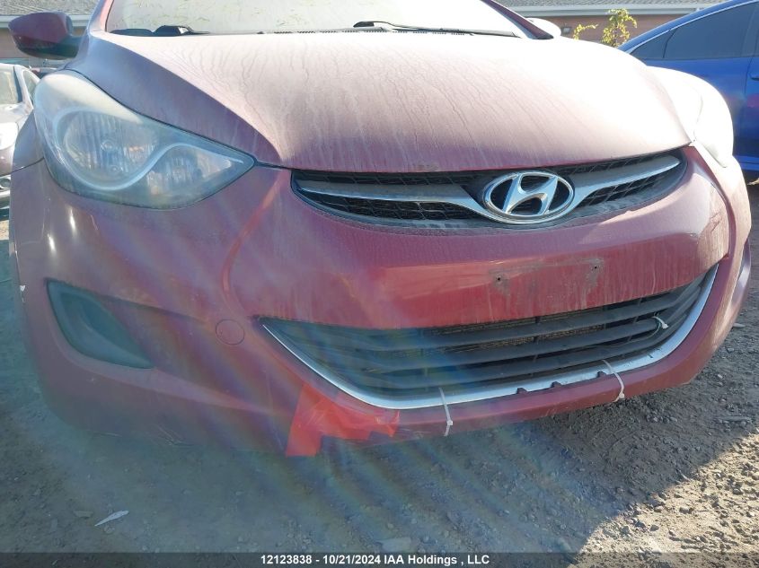 2013 Hyundai Elantra Gl VIN: 5NPDH4AE3DH165612 Lot: 12123838