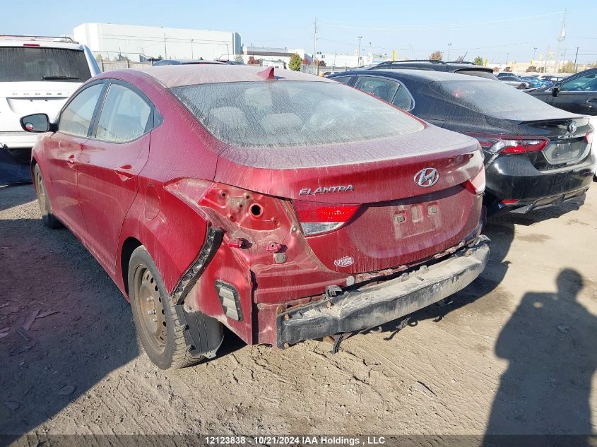 2013 Hyundai Elantra Gl VIN: 5NPDH4AE3DH165612 Lot: 12123838