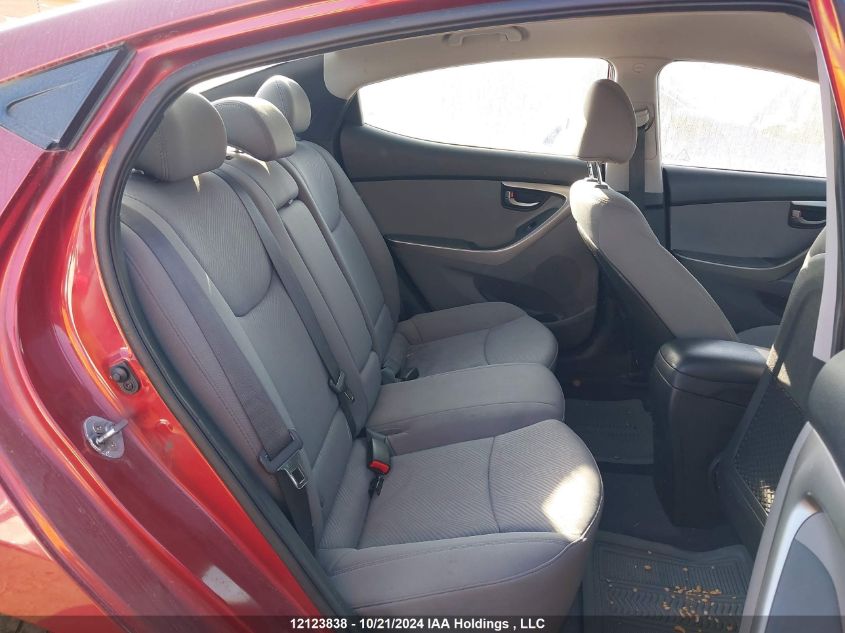 2013 Hyundai Elantra Gl VIN: 5NPDH4AE3DH165612 Lot: 12123838