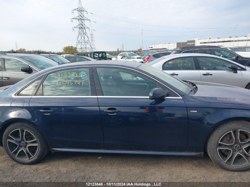 2010 Audi A4 VIN: WAUHFCFLXAN045727 Lot: 12123845