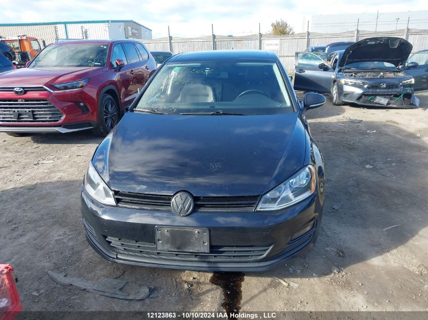 2017 Volkswagen Golf VIN: 3VW217AU2HM039341 Lot: 12123863