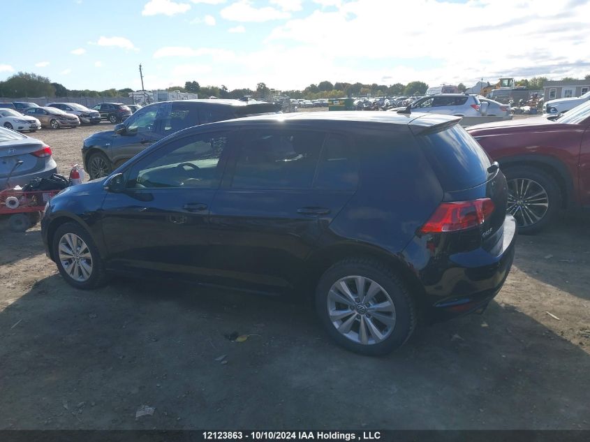 2017 Volkswagen Golf VIN: 3VW217AU2HM039341 Lot: 12123863