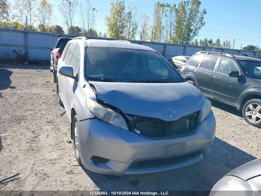 2011 Toyota Sienna Le 8 Passenger VIN: 5TDKK3DC2BS090518 Lot: 12123883