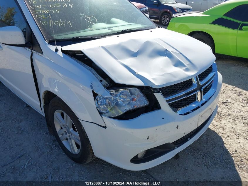 2018 Dodge Grand Caravan Crew VIN: 2C4RDGDG2JR165714 Lot: 12123887