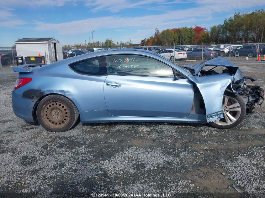 2010 Hyundai Genesis Coupe 3.8L VIN: KMHHU6KH0AU005699 Lot: 12123941