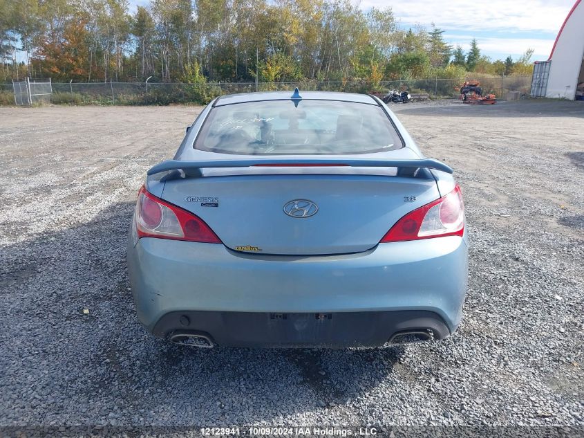 2010 Hyundai Genesis Coupe 3.8L VIN: KMHHU6KH0AU005699 Lot: 12123941