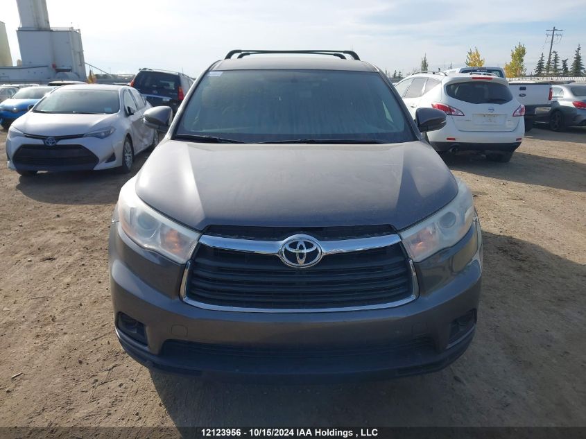 2014 Toyota Highlander Le/Le Plus VIN: 5TDBKRFH7ES006743 Lot: 12123956