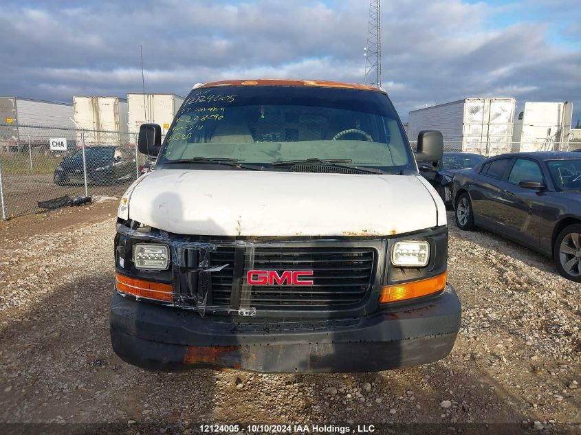 2007 GMC Savana Cargo Van VIN: 1GTGG29U071228290 Lot: 12124005