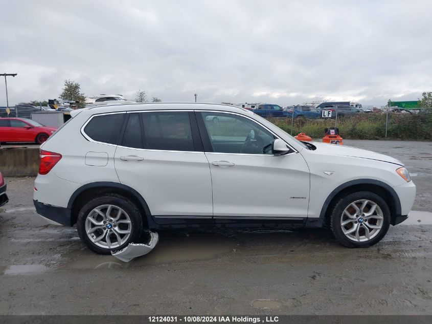 2013 BMW X3 VIN: 5UXWX9C53D0D05808 Lot: 12124031