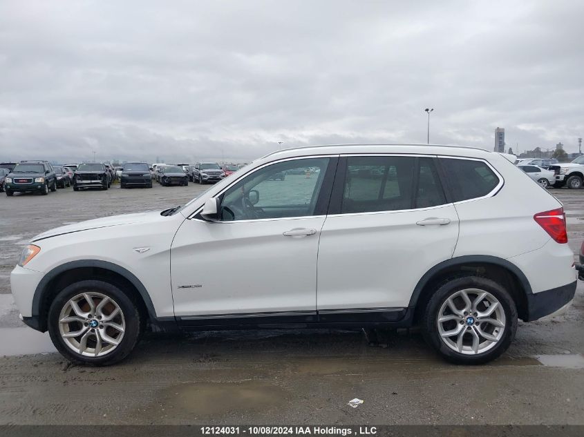 2013 BMW X3 VIN: 5UXWX9C53D0D05808 Lot: 12124031