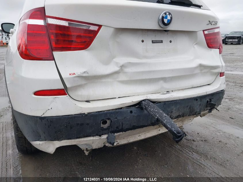 2013 BMW X3 VIN: 5UXWX9C53D0D05808 Lot: 12124031