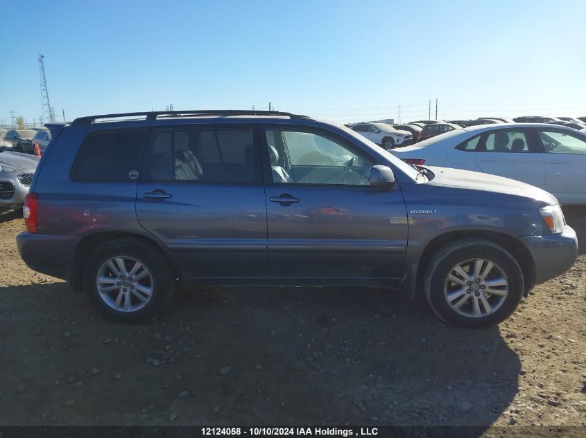 2006 Toyota Highlander Hybrid Limited 7-Passenger VIN: JTEEW21A160030068 Lot: 12124058