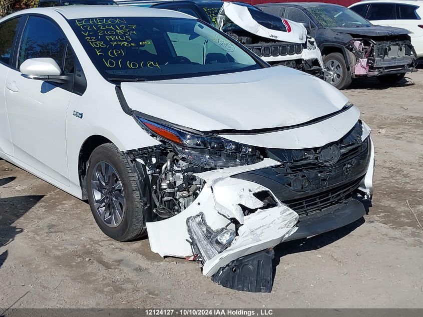 2022 Toyota Prius Prime Le/Xle/Limited VIN: JTDKAMFP8N3210854 Lot: 12124127