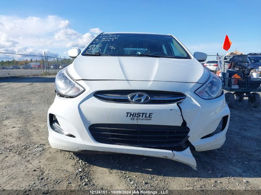 2016 Hyundai Accent Se VIN: KMHCT5AE4GU275669 Lot: 12124151