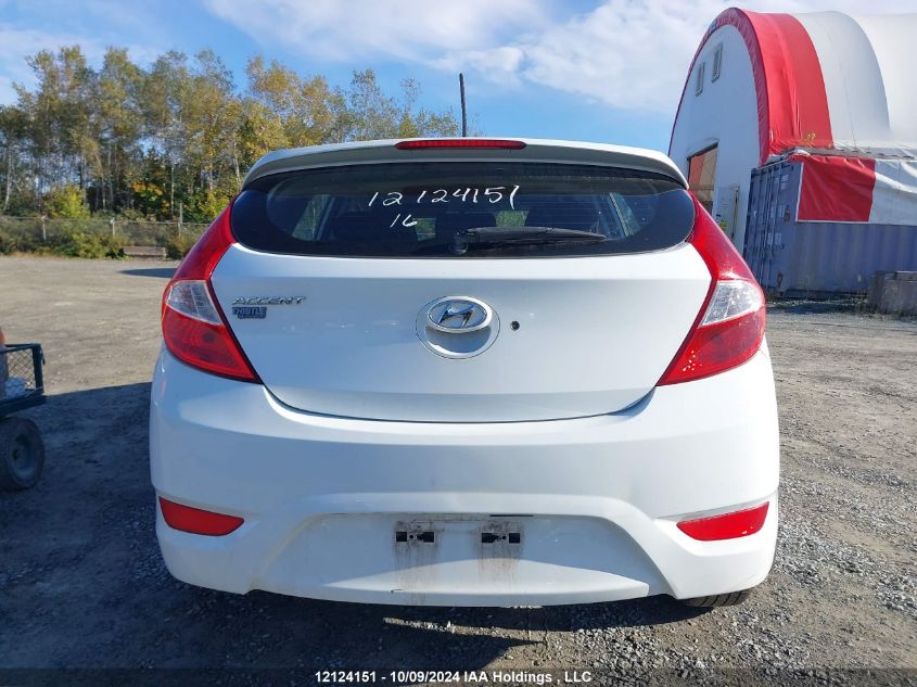 2016 Hyundai Accent Se VIN: KMHCT5AE4GU275669 Lot: 12124151