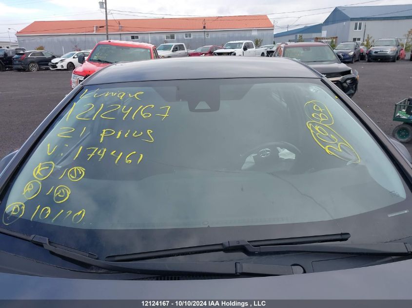 2021 Toyota Prius Prime VIN: JTDKAMFP7M3174461 Lot: 12124167