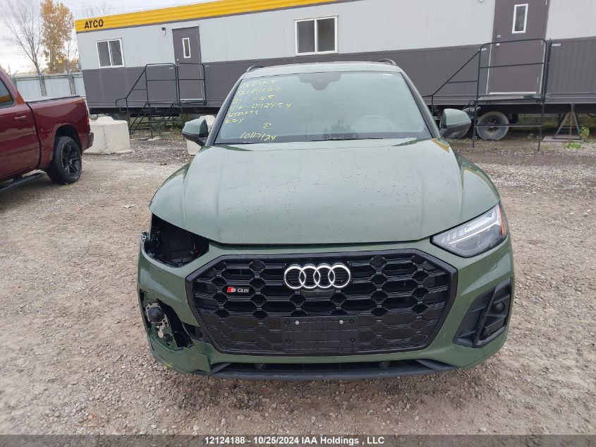 2021 Audi Sq5 Sportback VIN: WA134AFYXM2092954 Lot: 12124188