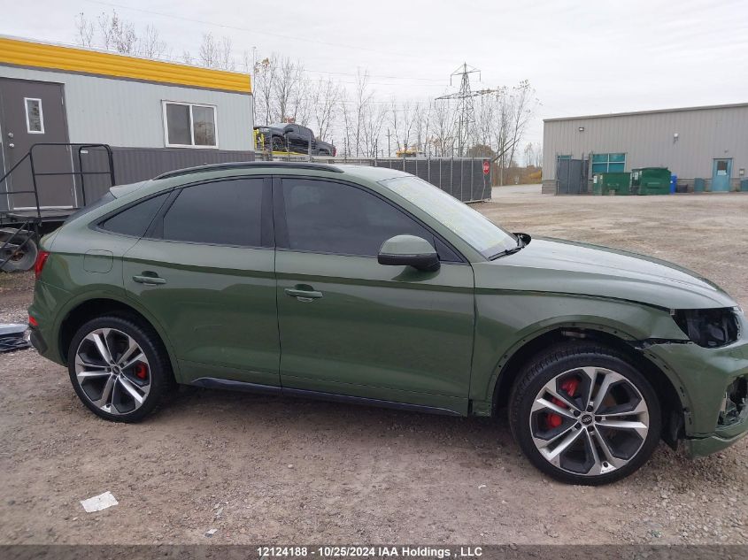 2021 Audi Sq5 Sportback VIN: WA134AFYXM2092954 Lot: 12124188