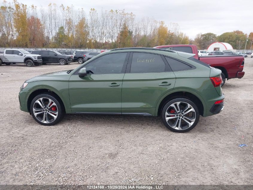 2021 Audi Sq5 Sportback VIN: WA134AFYXM2092954 Lot: 12124188