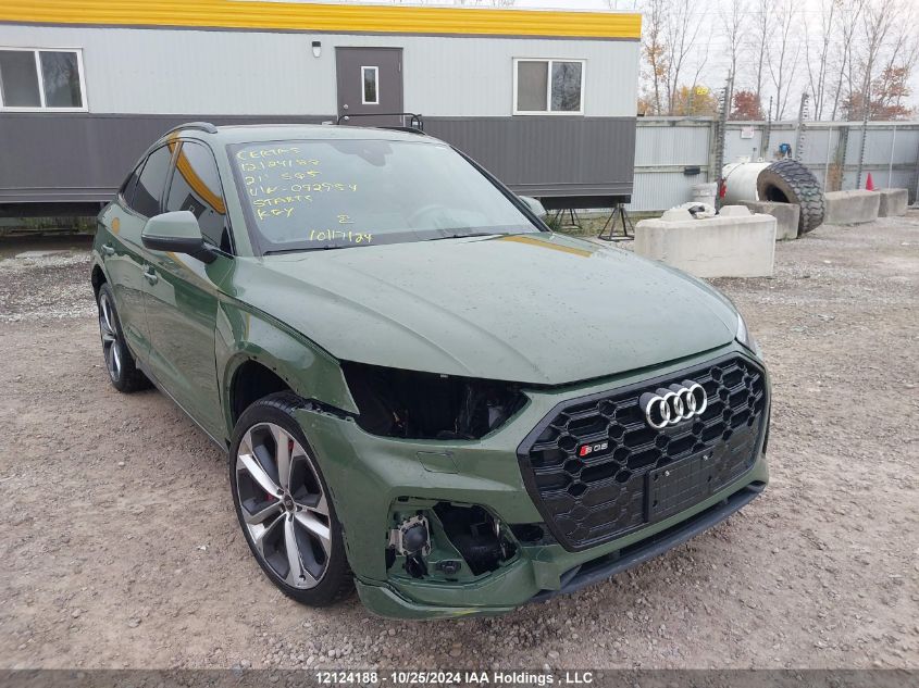 2021 Audi Sq5 Sportback VIN: WA134AFYXM2092954 Lot: 12124188