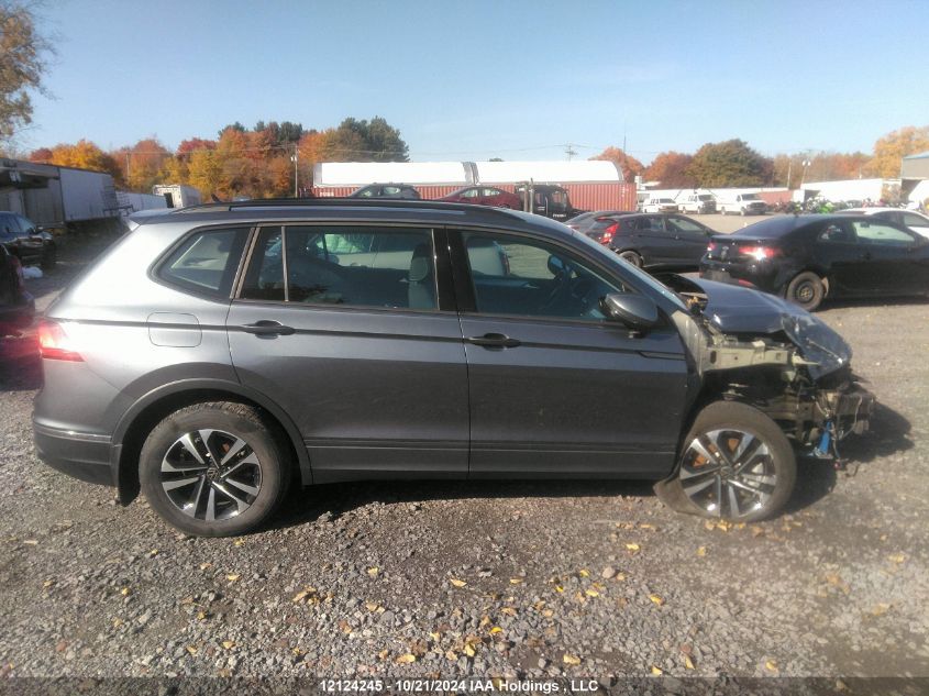 2022 Volkswagen Tiguan VIN: 3VV0B7AX2NM030363 Lot: 12124245