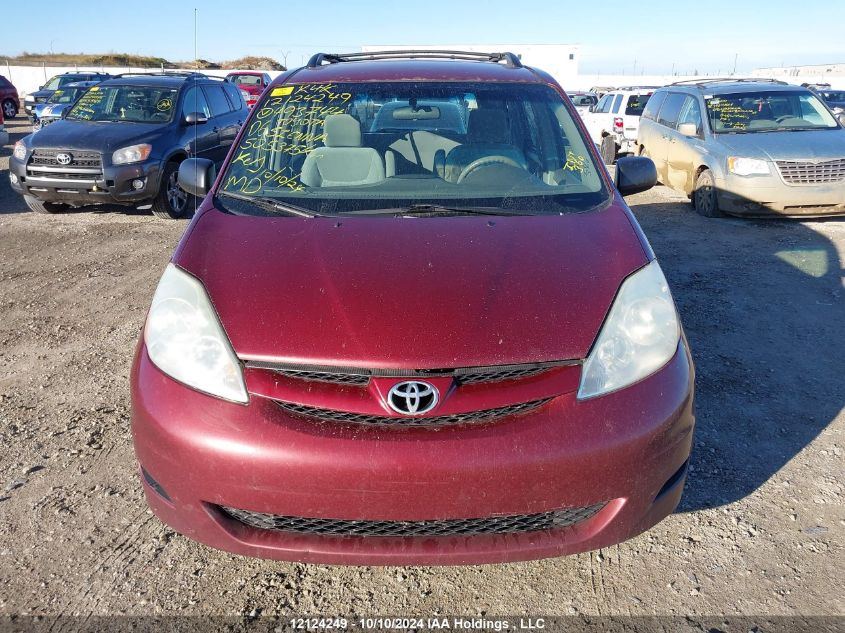 2006 Toyota Sienna Ce VIN: 5TDZA29C76S493744 Lot: 12124249