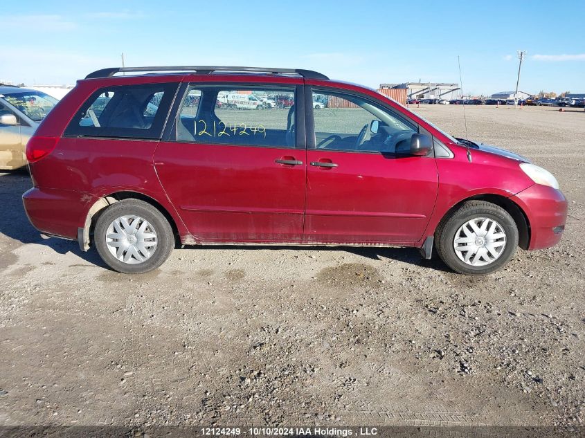 2006 Toyota Sienna Ce VIN: 5TDZA29C76S493744 Lot: 12124249