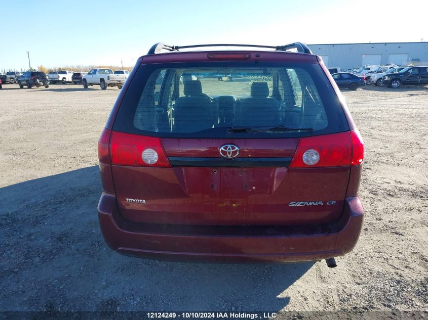 2006 Toyota Sienna Ce VIN: 5TDZA29C76S493744 Lot: 12124249