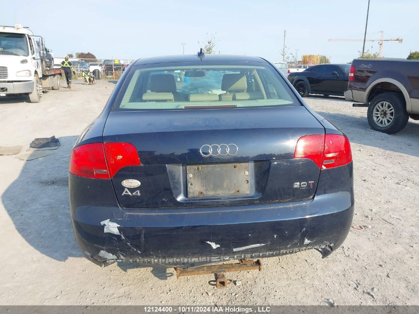 2006 Audi A4 VIN: WAUDF78E46A063112 Lot: 12124400