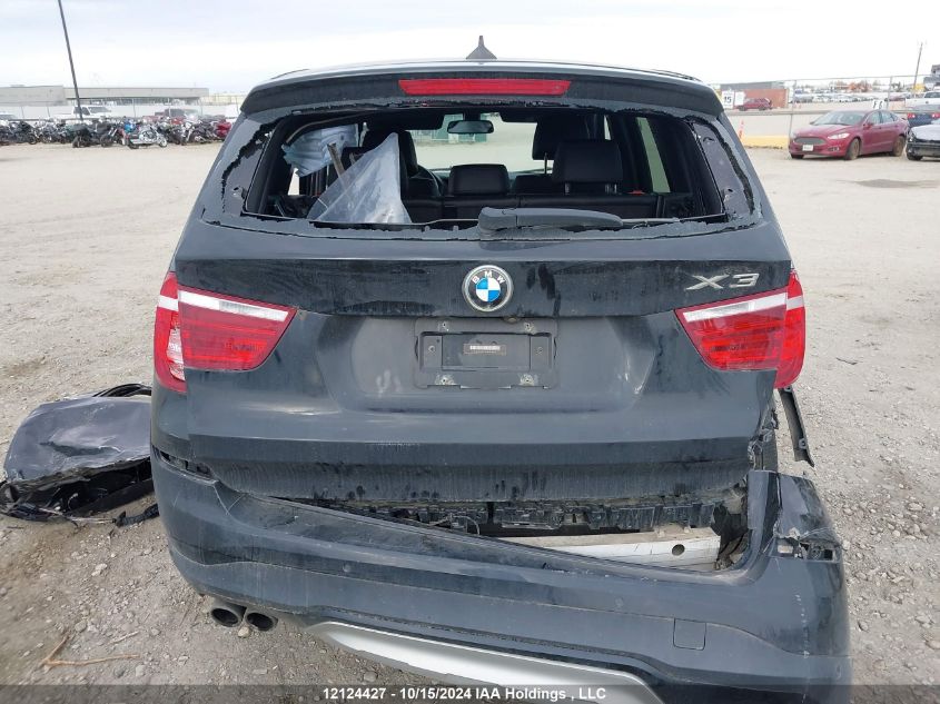 2017 BMW X3 xDrive28I VIN: 5UXWX9C36H0T23947 Lot: 12124427