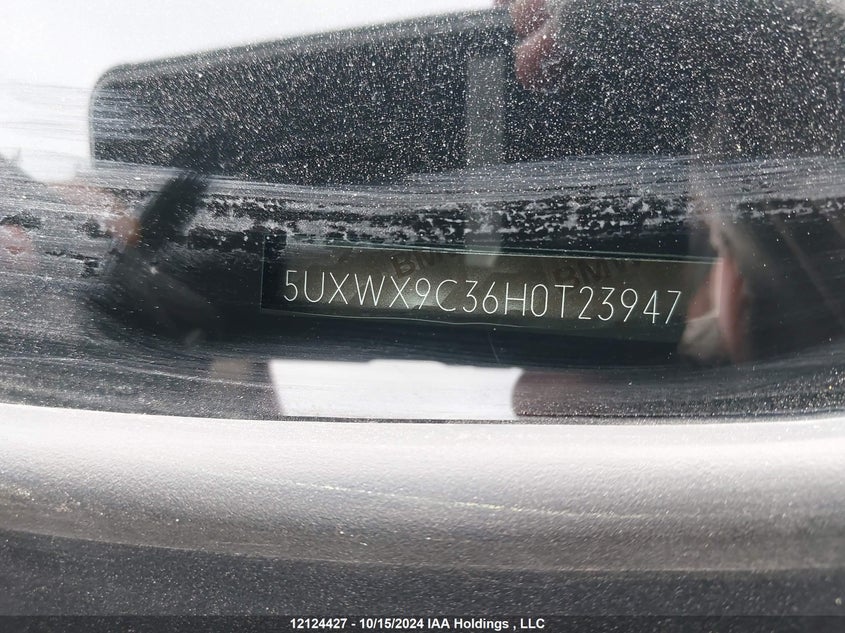 2017 BMW X3 xDrive28I VIN: 5UXWX9C36H0T23947 Lot: 12124427