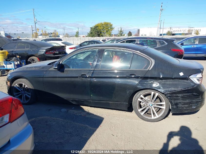 2016 BMW 3 Series VIN: WBA8A3C54GK688444 Lot: 12124433