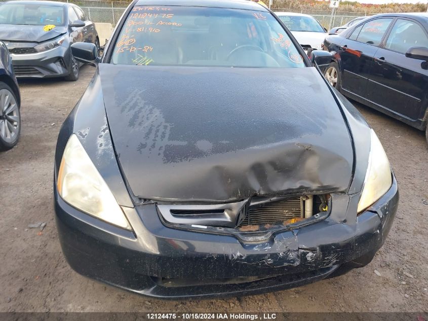 2004 Honda Accord VIN: 1HGCM56604A811910 Lot: 12124475