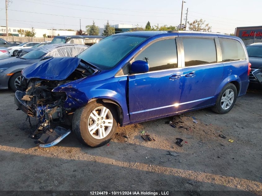 2019 Dodge Grand Caravan Crew VIN: 2C4RDGDG2KR710487 Lot: 12124479